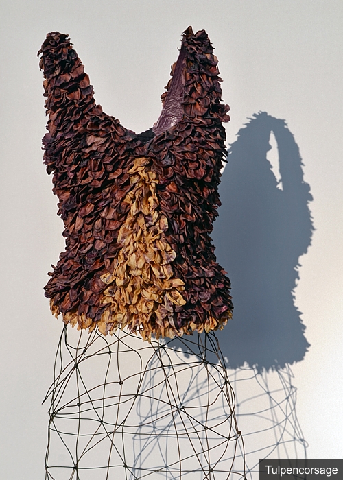 Blütenkleid - Tulpencorsage