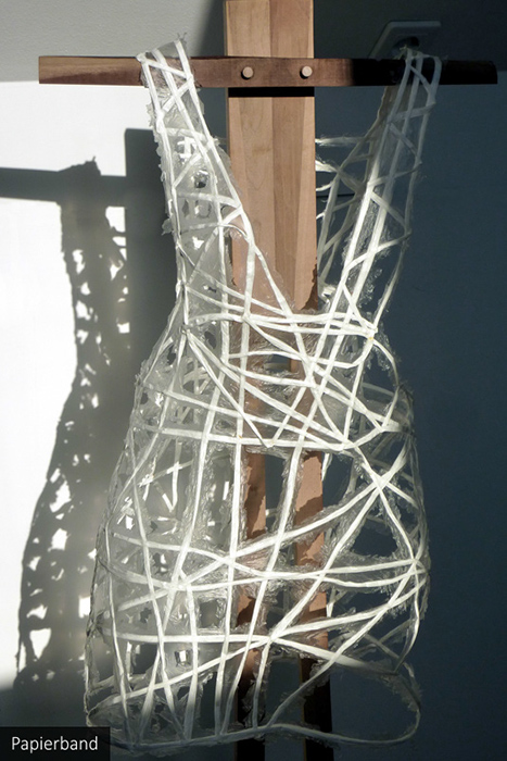 Papierkleid - Papierband