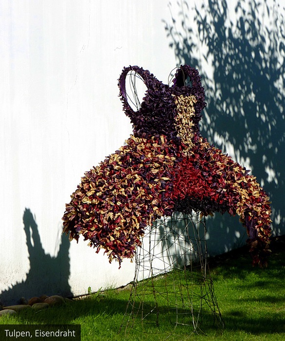 Drahtkleider - Tulpen Eisendraht