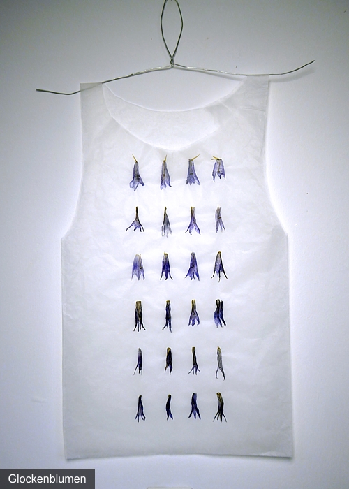 Hemd aus Japanpapier - Glockenblume